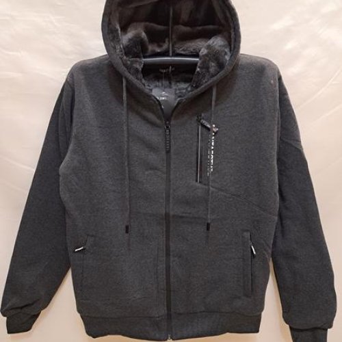 Кофта спорт Giang (M-3XL) 2361A grey (зима) Giang 2361A grey