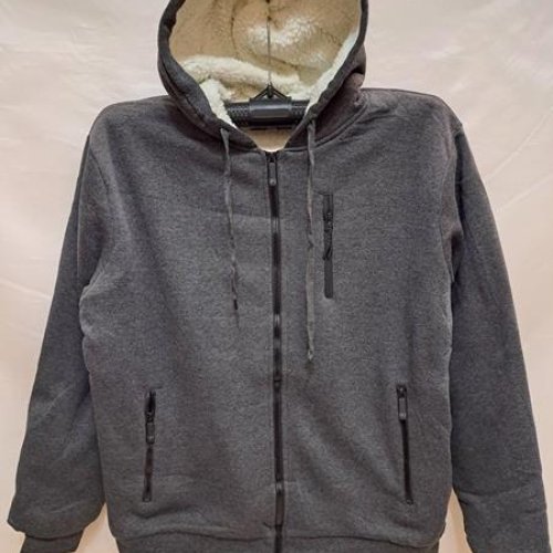 Кофта спорт Giang (3XL-7XL) B2352 d.grey (зима) Giang B2352 d.grey