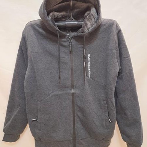 Кофта спорт Giang (3XL-7XL) B2361 d.grey (зима) Giang B2361 d.grey