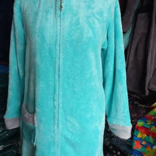 Халат Lindros (L-2XL) LD22 l.blue (зима) Lindros LD22 l.blue