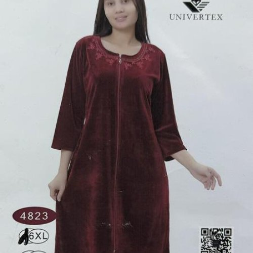 Халат Fili Wear (6XL-9XL) 4823 wine (деми) Fili Wear 4823 wine