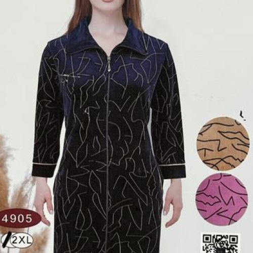 Халат Fili Wear (2XL-5XL) 4905 navy (деми) Fili Wear 4905 navy