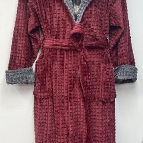 Халат Fili Wear (XL-3XL) FW1 wine (зима) Fili Wear FW1 wine