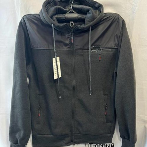 Кофта спорт Minh (3XL-7XL) 5236 d.grey (зима) Minh 5236 d.grey
