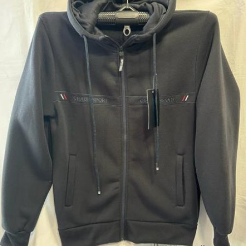 Кофта спорт Minh (M-3XL) 5255 black (зима) Minh 5255 black