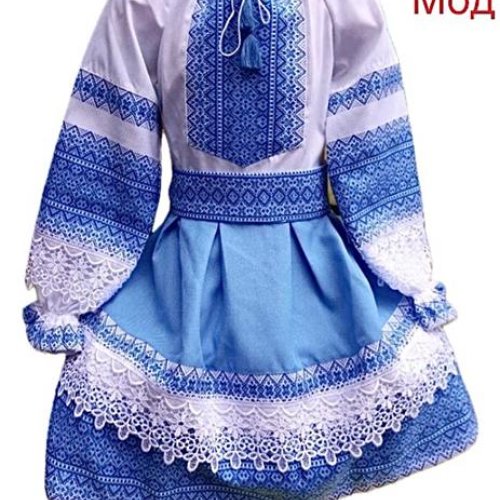 Платье Надийка (5-9) 1275 l.blue (деми) Надийка 1275 l.blue