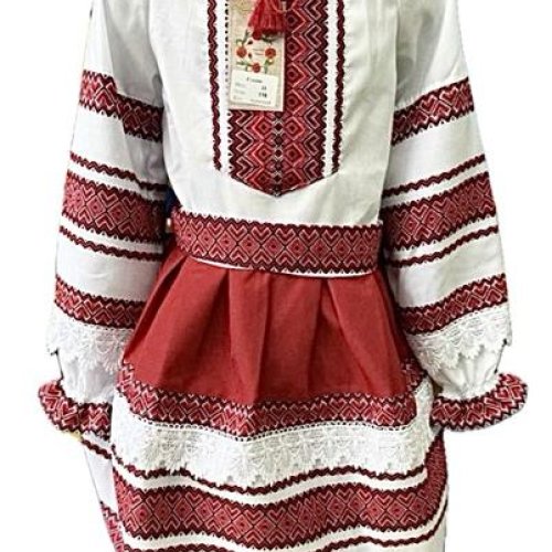 Платье Надийка (5-9) 1275 red (деми) Надийка 1275 red
