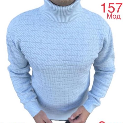 Свитер Надийка (L-2XL) 151-2 l.blue (зима) Надийка 151-2 l.blue