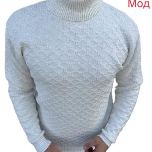 Свитер Надийка (L-2XL) 157-1 white (зима) Надийка 157-1 white