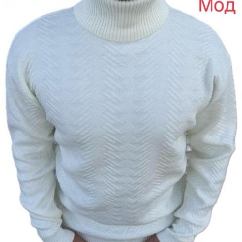 Свитер Надийка (L-2XL) 157-3 white (зима) Надийка 157-3 white