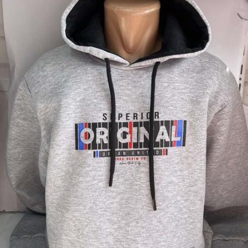 Худи Sabihina (M-2XL) SB243 grey (зима) Sabihina SB243 grey