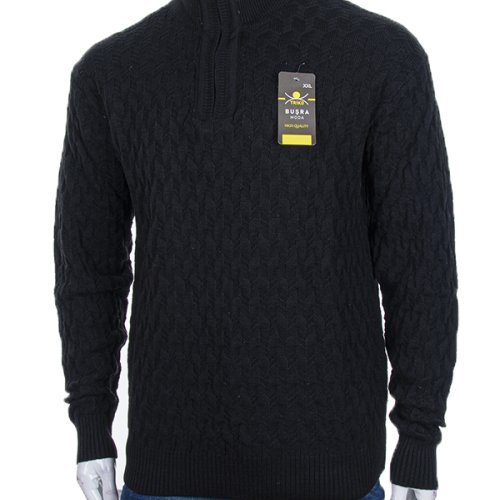 Свитер Abdo (L-2XL) 1525-5 black (зима) Abdo 1525-5 black