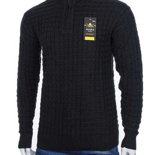 Свитер Abdo (L-2XL) 1525-9 black (зима) Abdo 1525-9 black