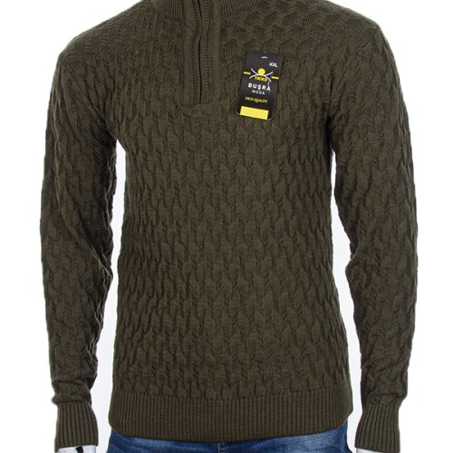 Свитер Abdo (L-2XL) 1525-11 khaki (зима) Abdo 1525-11 khaki
