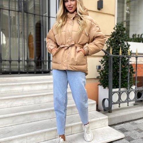Куртка COMO (XS-L) CM1 beige (деми) COMO CM1 beige