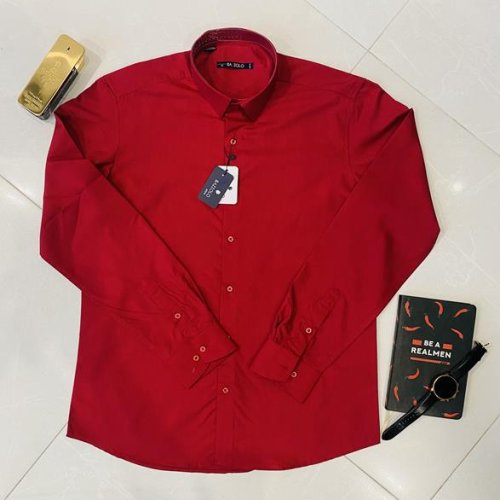 Рубашка Verton (M-4XL) 214 red (деми) Verton 214 red