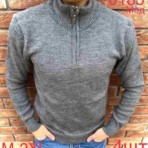 Свитер Надийка (M-2XL) 0185 d.grey (зима) Надийка 0185 d.grey