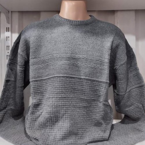 Свитер Panda (2XL-4XL) 1476 grey (зима) Panda 1476 grey