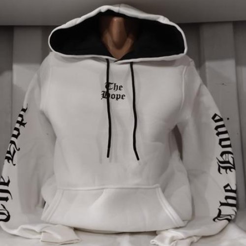 Худи Panda (S-2XL) 1490 white (зима) Panda 1490 white
