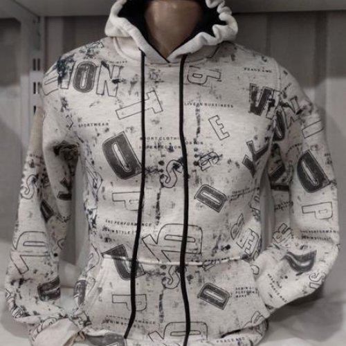 Худи Panda (S-2XL) 1501 l.grey (зима) Panda 1501 l.grey