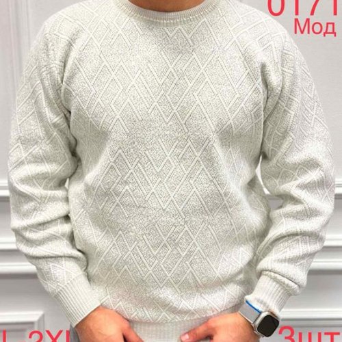 Свитер Надийка (L-2XL) 0171-1 l.grey (зима) Надийка 0171-1 l.grey