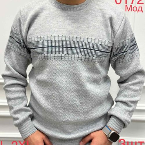 Свитер Надийка (L-2XL) 0172 l.grey (зима) Надийка 0172 l.grey