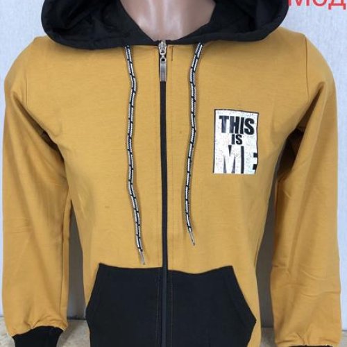 Кофта спорт Надийка (8-14) 1411 yellow (деми) Надийка 1411 yellow