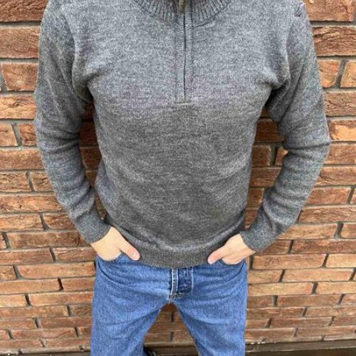 Свитер Nik (M-2XL) 55602 grey (зима) Nik 55602 grey
