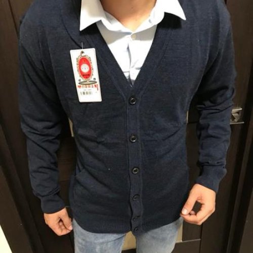 Кардиган Nik (M-2XL) 55609 navy (зима) Nik 55609 navy