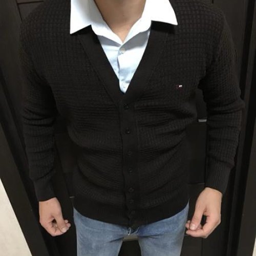 Кардиган Nik (M-2XL) 55610 brown (зима) Nik 55610 brown