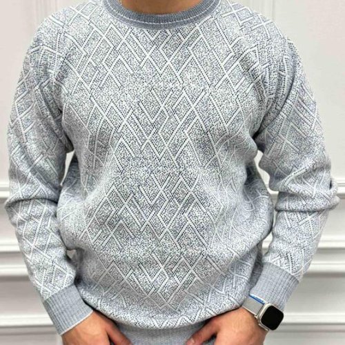 Свитер Nik (L-2XL) 55668 grey (зима) Nik 55668 grey