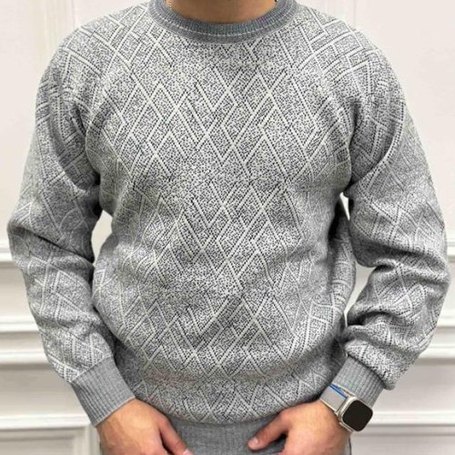 Свитер Nik (L-2XL) 55678 grey (зима) Nik 55678 grey