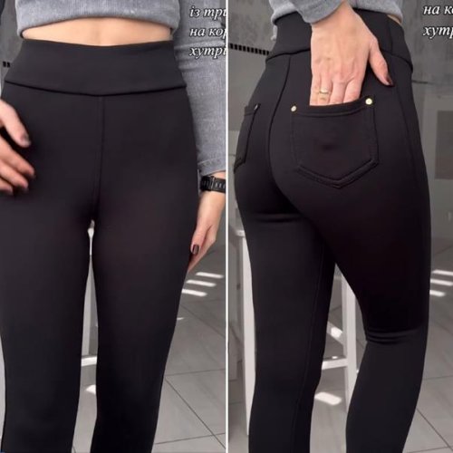 Лосины Sport style (S-XL) 131 black (зима) Sport style 131 black