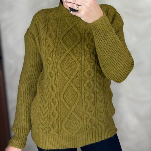 Свитер Ekvato (46-52) 26406 khaki (зима) Ekvato 26406 khaki