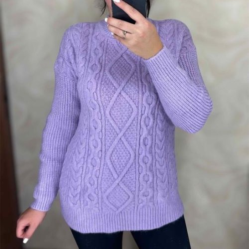 Свитер Ekvato (46-52) 26406 lilac (зима) Ekvato 26406 lilac
