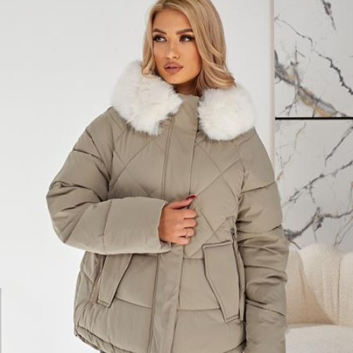 Куртка Dorimodes (M-XL) L8330 beige (зима) Dorimodes L8330 beige
