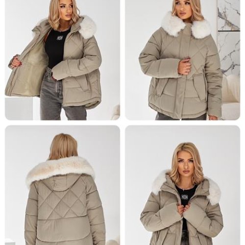 Куртка Dorimodes (M-XL) L8330 beige (зима) Dorimodes L8330 beige