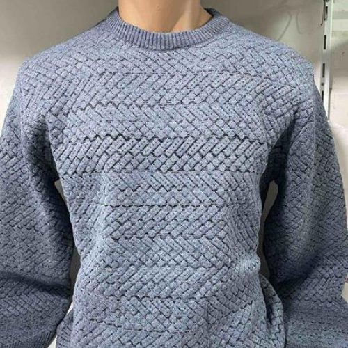 Свитер Sabihina (L-2XL) SB315 l.blue (зима) Sabihina SB315 l.blue