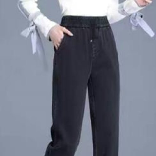 Джинсы Minh (3XL-8XL) 4106 black (зима) Minh 4106 black