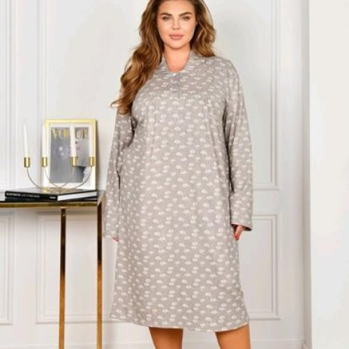 Ночнушка Romeo life (54-62) 70007 grey (зима) Romeo life 70007 grey
