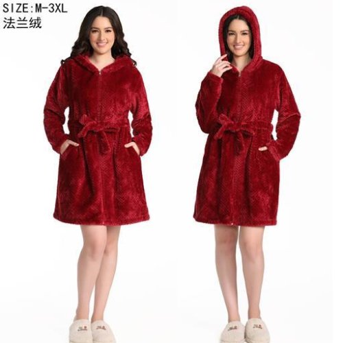 Халат Romeo life (M-3XL) 70082 wine (зима) Romeo life 70082 wine