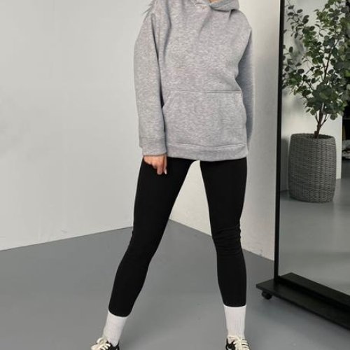 Худи Sport style (S-XL) 815 grey (зима) Sport style 815 grey
