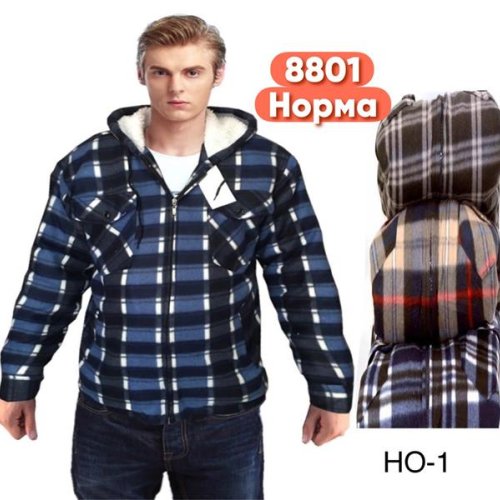 Рубашка Sport style (XL-5XL) 8801 mix (зима) Sport style 8801 mix