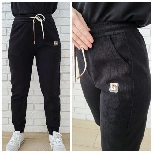 Штаны спорт Sport style (4XL-6XL) BDX677-4 black (зима) Sport style BDX677-4 black