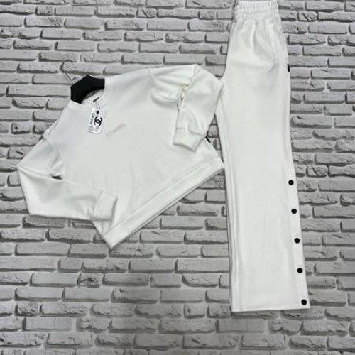Костюм спорт Yulichka (S-L) F30-101C white (деми) Yulichka F30-101C white