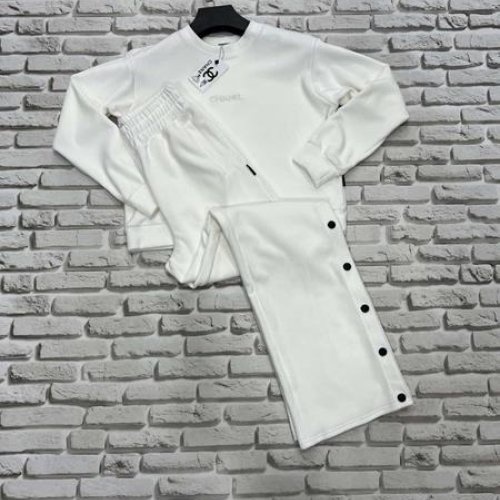 Костюм спорт Yulichka (S-L) F30-101C white (деми) Yulichka F30-101C white