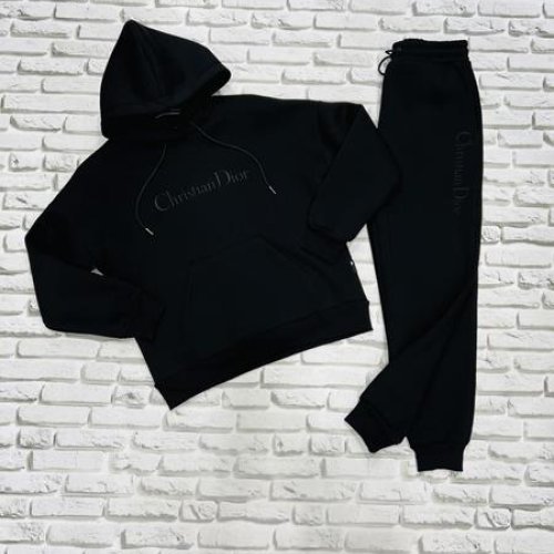 Костюм спорт Yulichka (S-L) F30-103CD black (зима) Yulichka F30-103CD black
