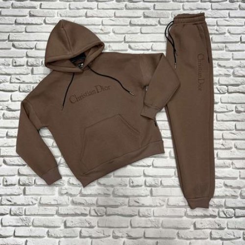 Костюм спорт Yulichka (S-L) F30-103CD brown (зима) Yulichka F30-103CD brown