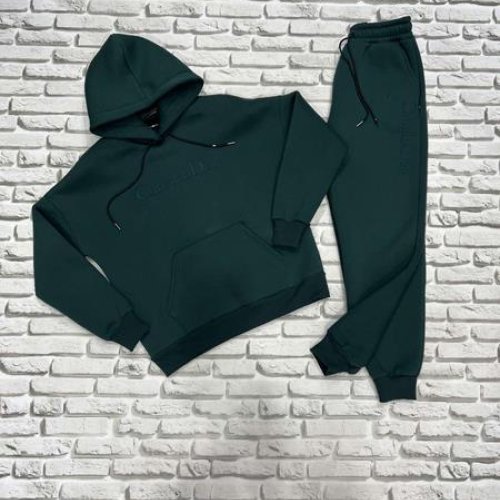 Костюм спорт Yulichka (S-L) F30-103CD d.green (зима) Yulichka F30-103CD d.green