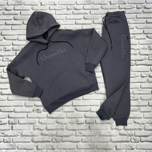 Костюм спорт Yulichka (S-L) F30-103CD d.grey (зима) Yulichka F30-103CD d.grey